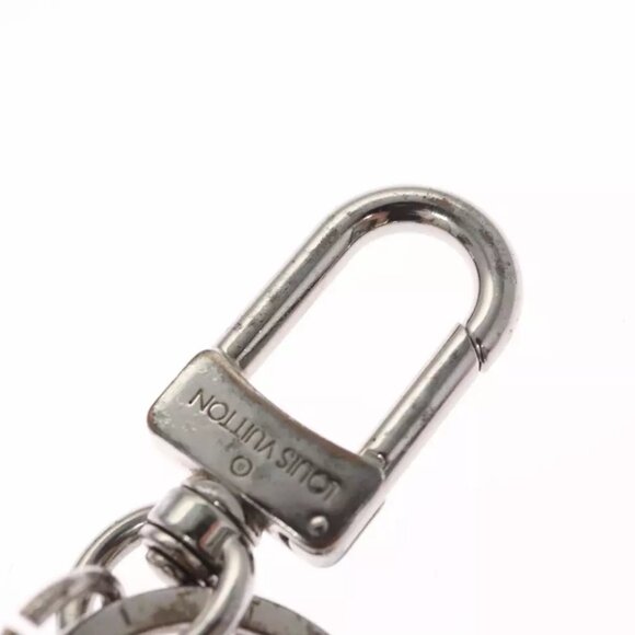 LOUIS VUITTON Charm metal Silver LV Auth - Picture 9 of 10